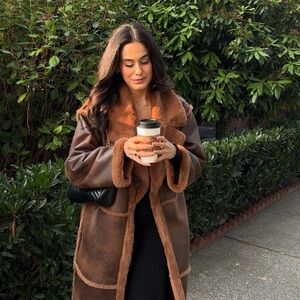 BROWN FUR TULAROSA COAT